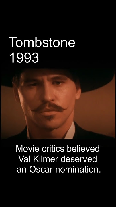 Tombstone is a 1993 Western film starring Kurt Russell and Val Kilmer.  #throwback #movie #retro