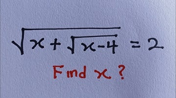Solving Nested Radical Equations In Seconds! - SAT, ACT Math