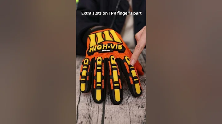 Seibertron High-Vis Impact Reducing Gloves Heavy Duty Work Safety Gloves