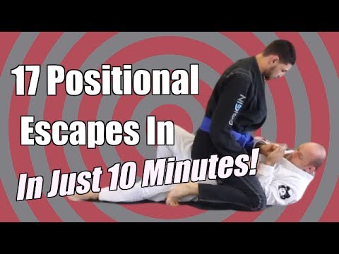 17 BJJ Positional Escapes In 10 Min  - Mount & Back Mount - Jason Scully