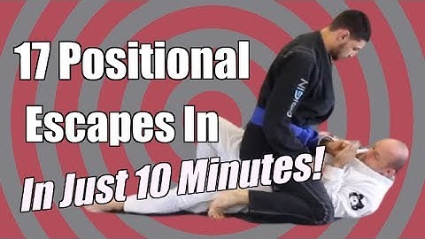17 BJJ Positional Escapes In 10 Min  - Mount & Back Mount - Jason Scully