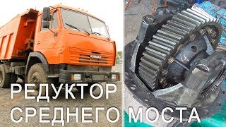 Камаз - редуктор среднего моста - ремонт межосевого дифференциала