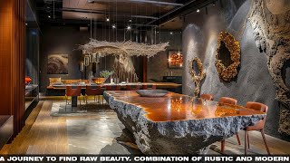 Unveiling the Beauty of Raw Materials: Contemporary Interior Design Inspirations