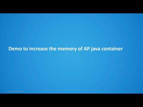 How to increase the amount of memory allocated to the Control-M Application Pack java container ?