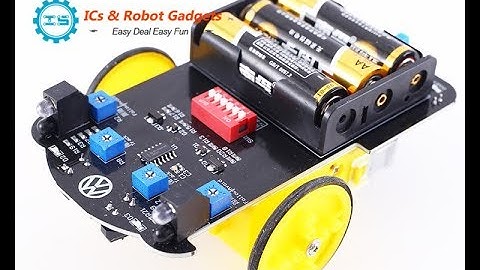 DIY Kits Intelligent Obstacle Avoidance Tracking Smart Car_ICStation.com