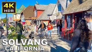 [4K HDR] Solvang, California Walking Tour | 2023
