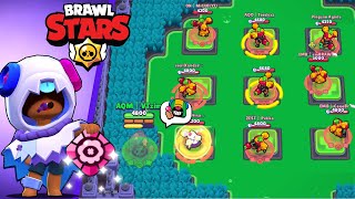 MELHORES MINIGAMES COM O NOVO GEAR DO LEON NO BRAWL STARS!