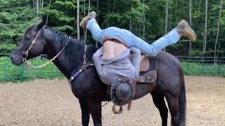 Man Mounting Horse Fails Hilariously I Viral Videos Of The Week