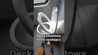 Deska klozetowa wolno opadająca 👍. #technika #wynalazki