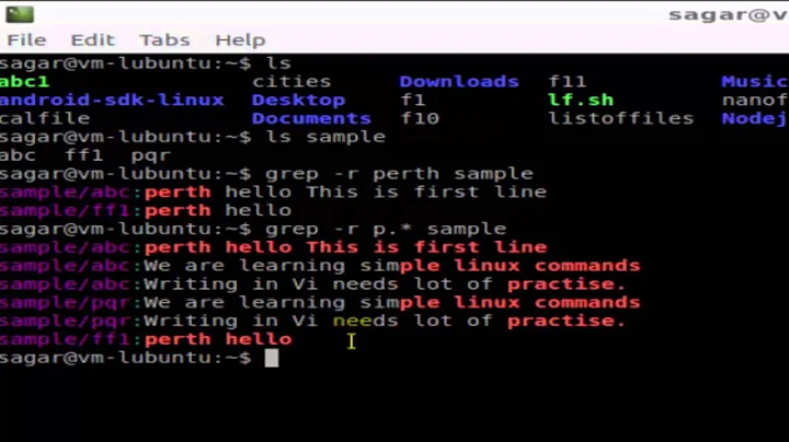Search for text or pattern in entire directory in Unix