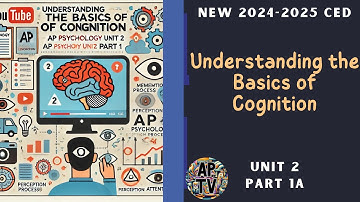 🎯Understanding the Basics of Cognition- AP Psychology Unit 2 Part 1🎯