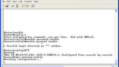 304   26  Basic IOS Commands   04  Set Secret Password