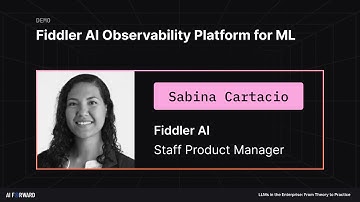 Fiddler AI Observability Platform for MLOps