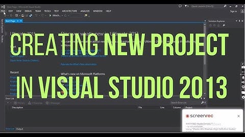 How to create .cpp file on visual studio 2013