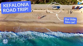 EXPLORING KEFALONIA GREECE by CAR - Antisamos, Lassi & Lourdas beach after HURRICANE IANOS