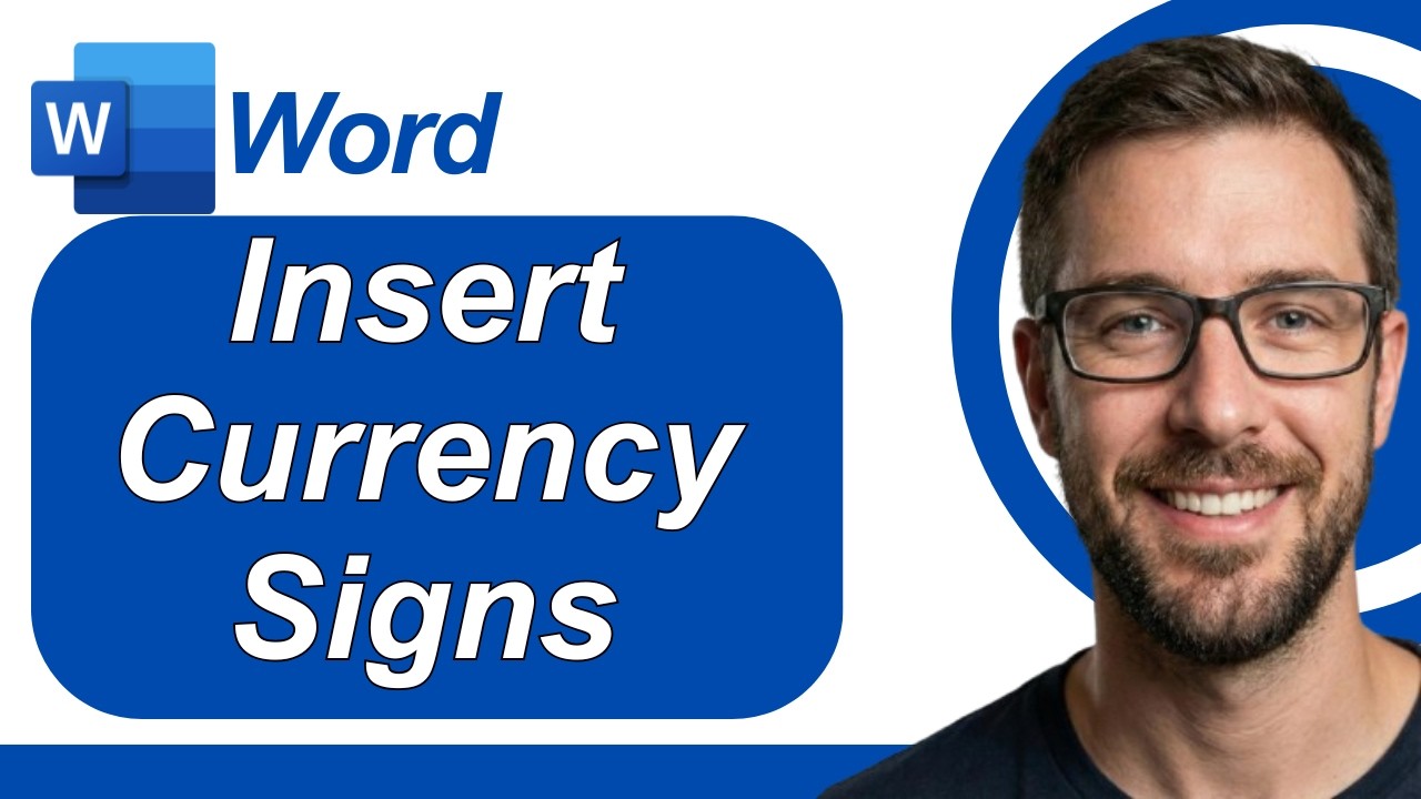 How To Insert Currency Signs In Microsoft Word [2026 Guide] - YouTube