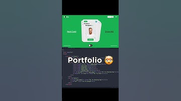 Amazing portfolio website 🤯? #reels #coding #programming