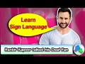 Saif Ali Khan learned Indian Sign Language to Deaf | Bollywood star ISL