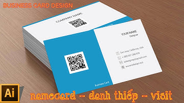 Cách thiết kế namecard #02 | template business card design | illustrator tutorial