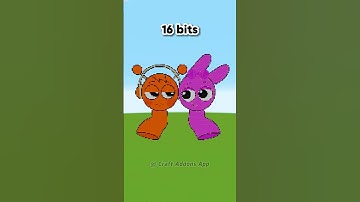 Minecraft Sprunki Oren X Pinki：64 bits 32 bits 16 bits 8 bits 4 bits 2 bits 1 bit