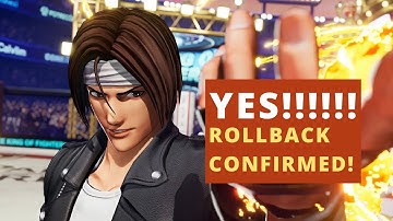 KING OF FIGHTERS XV WILL HAVE ROLLBACK!