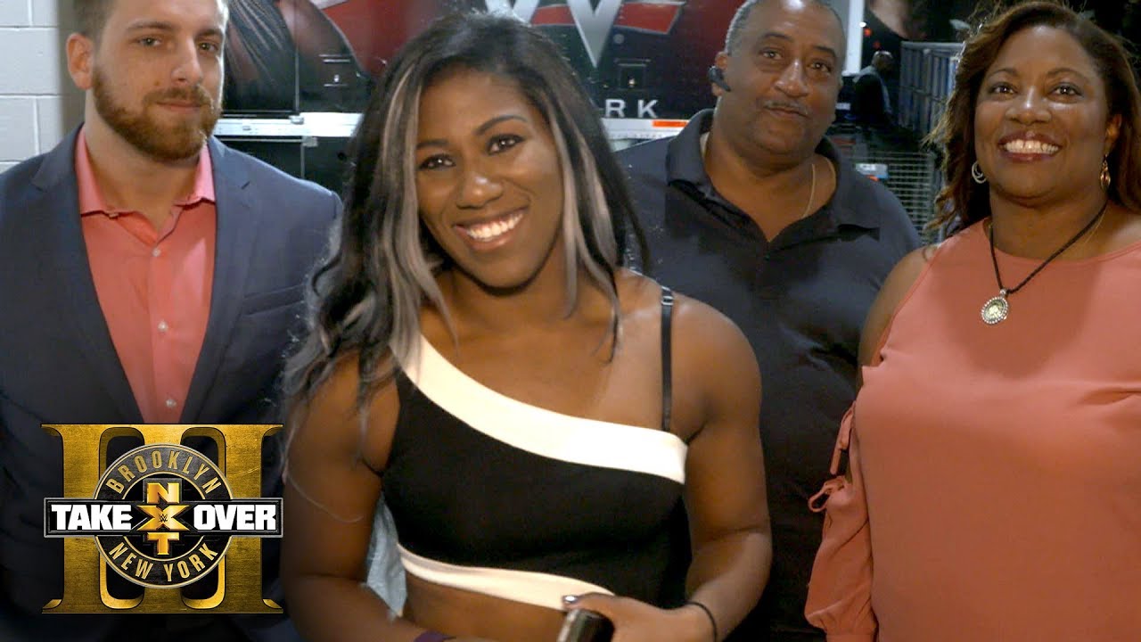 Ember Moon and her family get ready for TakeOver: Brooklyn III: Exclusive, Aug. 19, 2017