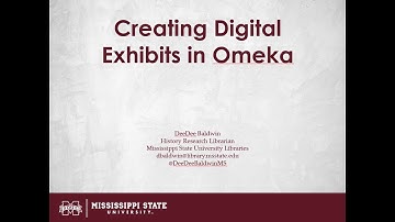 Creating Digital Exhibits in Omeka
