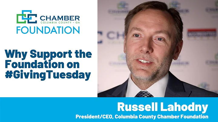 Giving Tuesday: Why Support the Chamber Foundation...