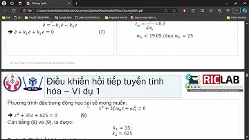 Bài 5: Mô phỏng bộ điều khiển hồi tiếp tuyến tính hóa ngõ ra trên MATLAB Simulink