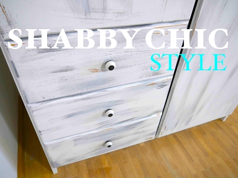 DIY Anleitung ✘ Schrank im Shabby Shic Style streichen ✘ Schritt für Schritt