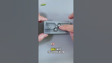 Can you Move the ball into the Groove below 👇#puzzle #puzzlegame #braintest #brainteasers