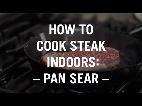 Cooking Steak Indoors: How to Pan Sear a Steak on the Stove | Omaha Steaks