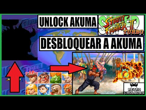 Super Street Fighter II Turbo Akuma hidden boss fight - unlocking and  beating Akuma 