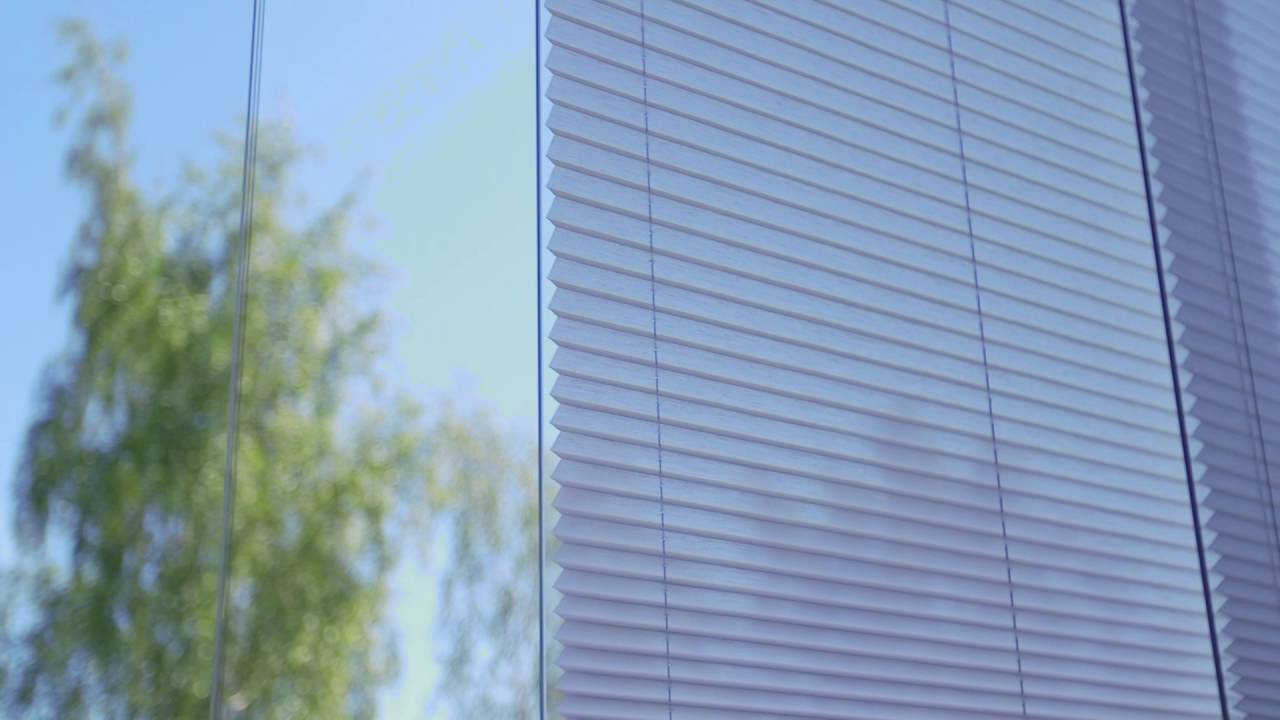 Lumon sun-protections shades - Transparent white - YouTube