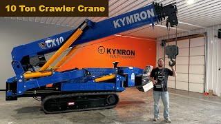 New KYMRON 10 TON Crawler Crane, Can it lift an Excavator?