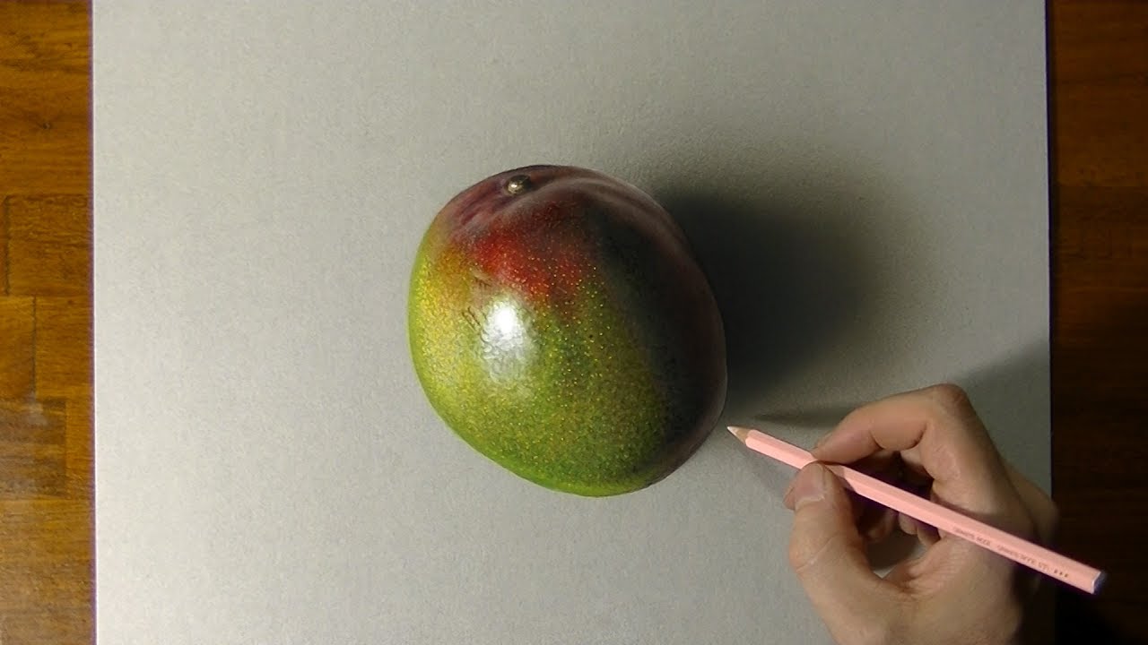 Drawing Mango How to draw 3D art YouTube