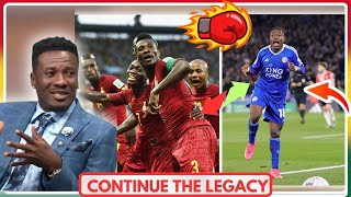 ASAMOAH GYAN STRONG MESSAGE TO FATAWU ISSAHAKU FOR HIS HAT-TRICK, THOMAS PARTEY ON TITLE RACE