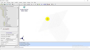 how to create a plane by normal in FEAST