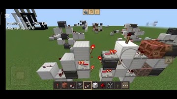 Stackable serial data transmitter #minecraft #redstone