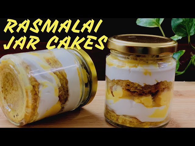 Eggless Burfi Cake Jars - Spices N Flavors