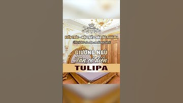 Vẻ đẹp Giường ngủ tân cổ điển Tulipa, sang trọng và tinh tế, sản xuất 100% thủ công
