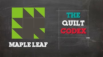 Maple Leaf Quilt Block Tutorial