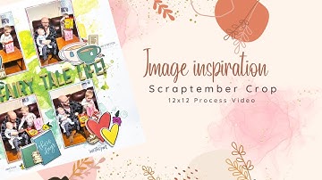 Scraptember Cyber Crop | Image Inspiration Challenge | 12x12 process video | Katie