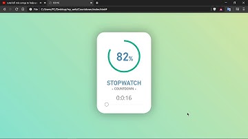 Code Đồng hồ bấm giờ (bằng HTML, CSS và Javascript)