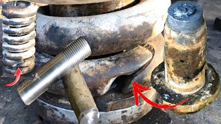 How to Repair China Excavator Undercarriage Front Older Hyundai Recoil  Spring For Amazing