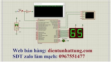 Lập trình Vi điều khiển, Điều khiển nhiệt độ LM35 + UART + Nút nhấn + Led 7 đoạn, Lập trình Pic