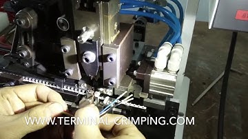 wire terminal stripping crimping machine