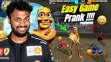 Easy Game Prank On Random Players Gone Wrong Public Demand 🤣 - Garena Free Fire Max 