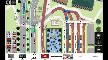 Intersection Controller-Showcasing Junctions and Bus Stations
