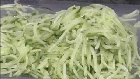 Hobart FP250 3/16" Shredder Plate Shredding Cucumbers